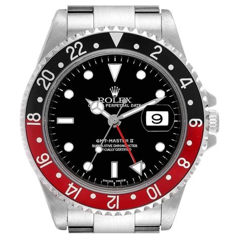 rolex watches red on blacl